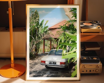 Classic Car Print - Vintage Car Photography, Colorful Wall Art, Retro Car Poster