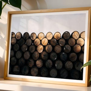 Whisky Print - Scotland Distillery Photography, Whisky Barrel Poster, Extra Large Framed Wall Art