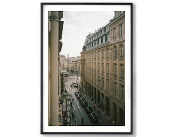 Paris Photography - Framed French Haussmann Building Print, Extra Large Framed Photo
