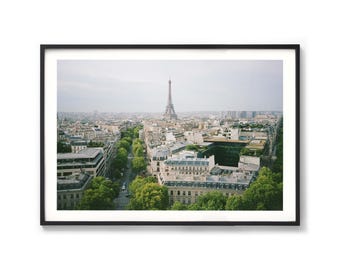 Eiffel Tower Photography - Paris Print, Extra Large Framed Photo