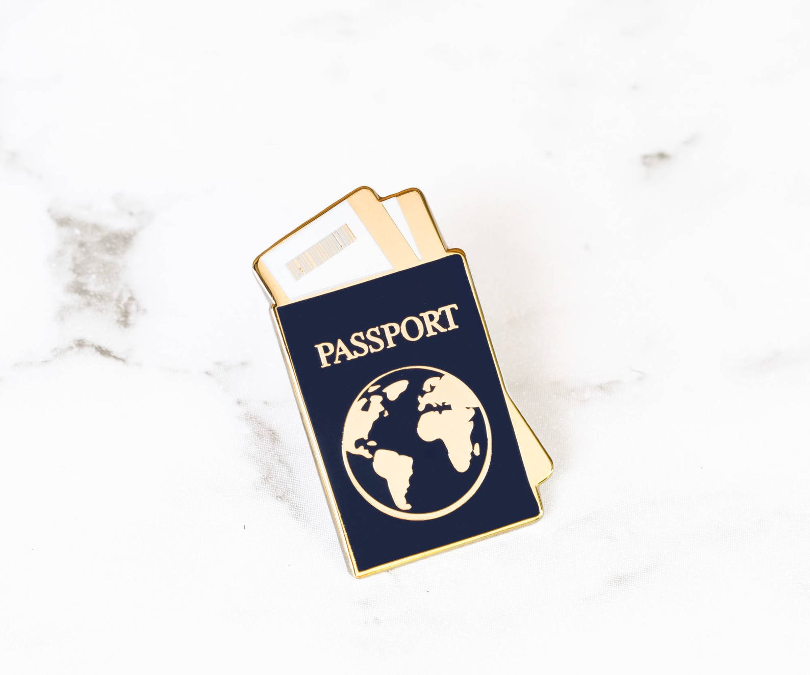 Passport Enamel Pin | Etsy