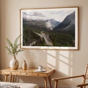 Rocky Mountain Print - Canada Landscape Photography, Extra Large Framed Wall Art