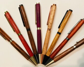 wooden pens etsy
