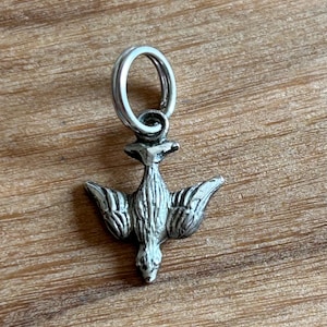 Sterling Silver Holy Spirit Peace Dove Charm