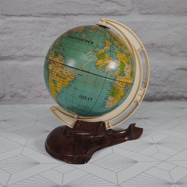 Globe terrestre 60/70 vintage