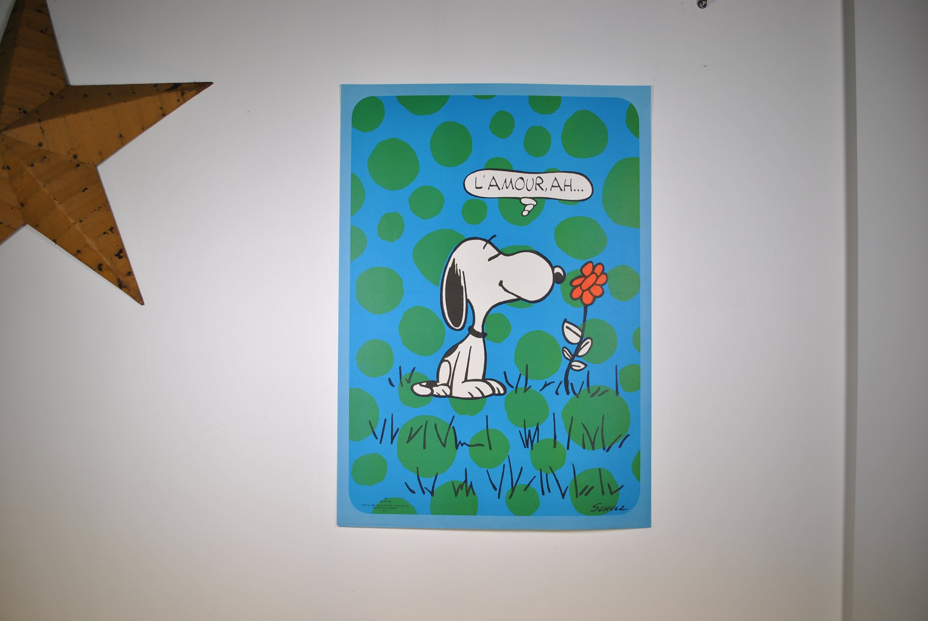 Affiche Originale Snoopy 1958/1965