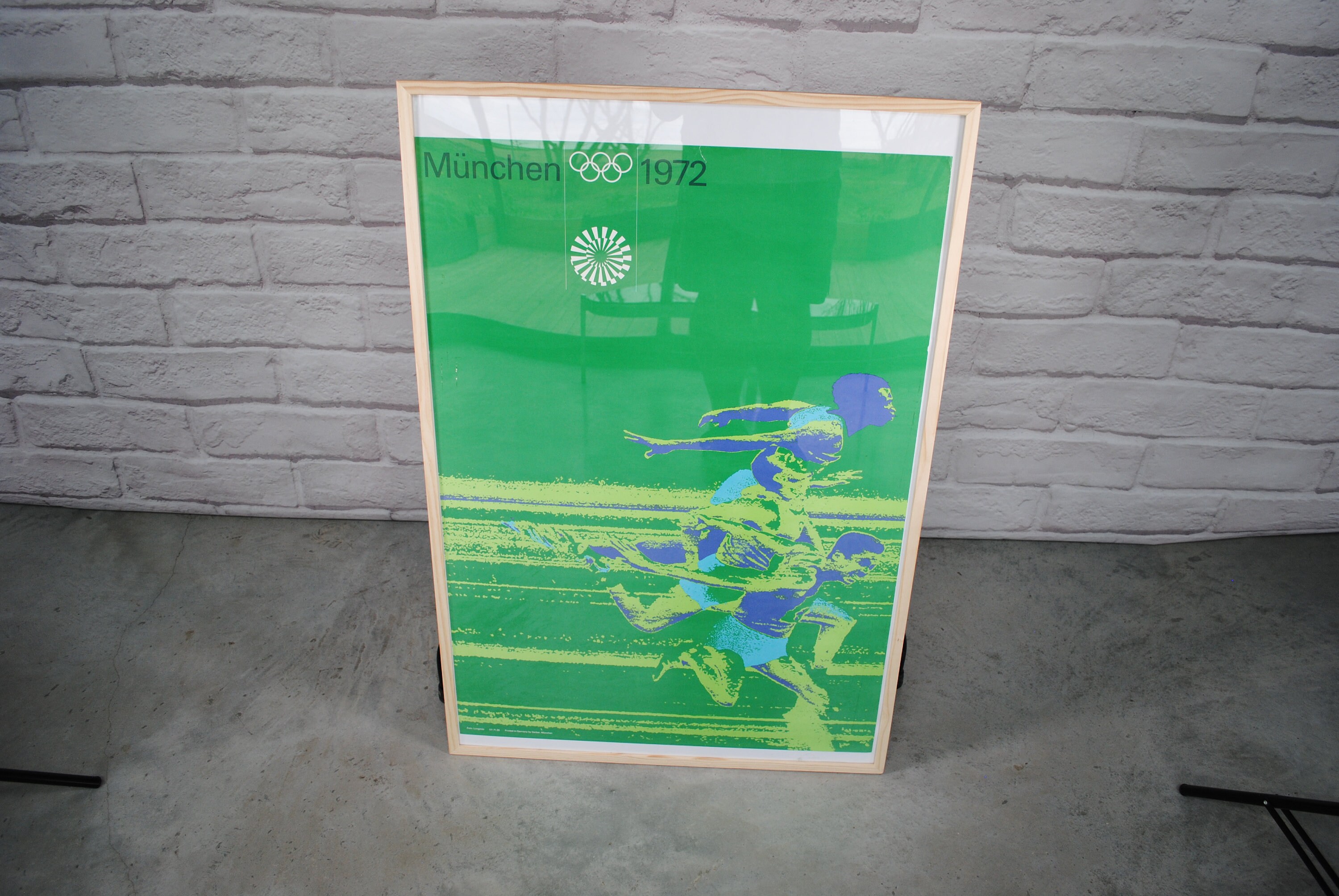 Affiche Jeux Olympiques Munchen 1972 Vintage