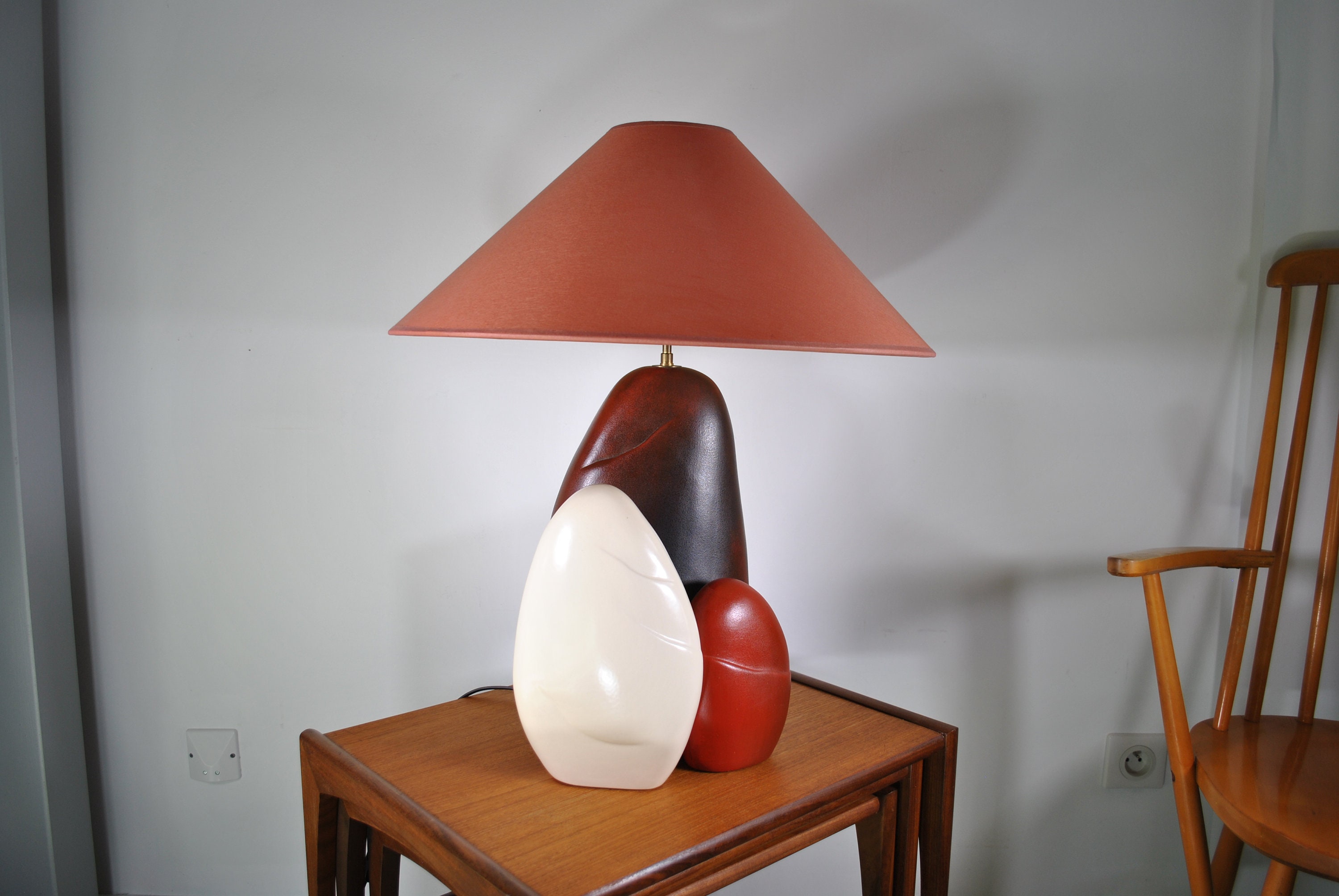 Lampe Galet En Céramique