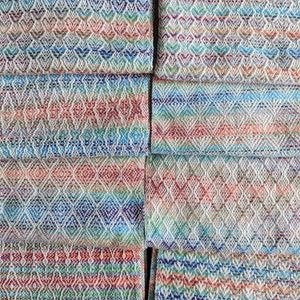 Cheerful Rainbow Hand Dyed Handwoven Tea Towel | Handwoven Hand Towel | Mother's Day, Housewarming, or Wedding Gift