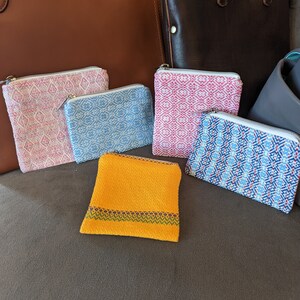Bolsa chique feita à mão com zíper ou bolsa de moedas para organizar tudo
