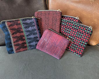 Handwoven Zipper Pouch or Coin Purse to Organize It All