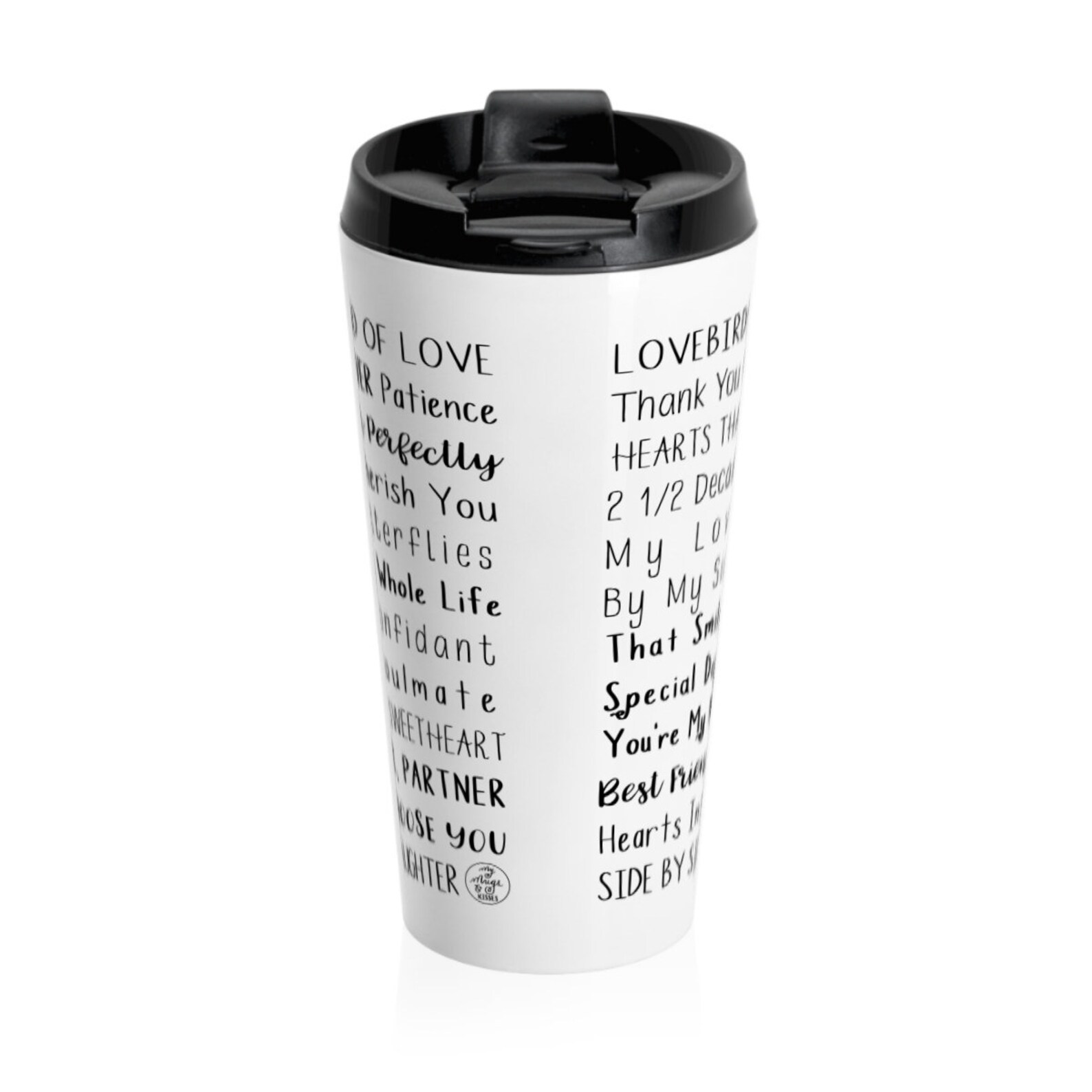 Personalized 25th Anniversary Travel Coffee Mug Unique Happy Etsy
