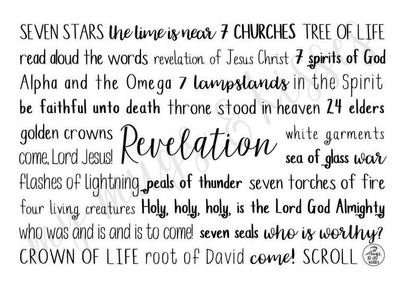 Revelation Digital Download Printable Art Print Instant - Etsy