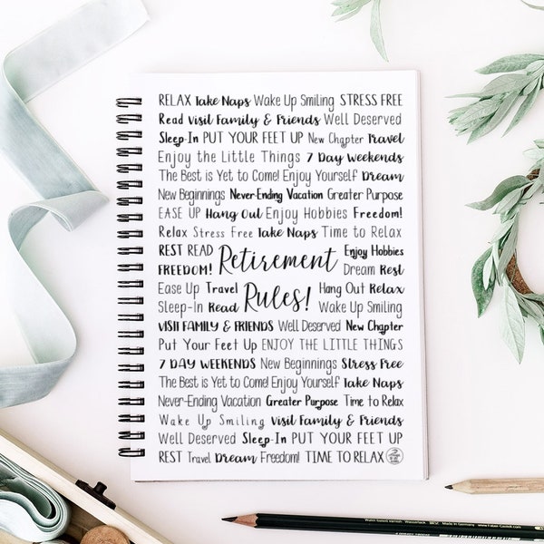 Retirement Journal Etsy