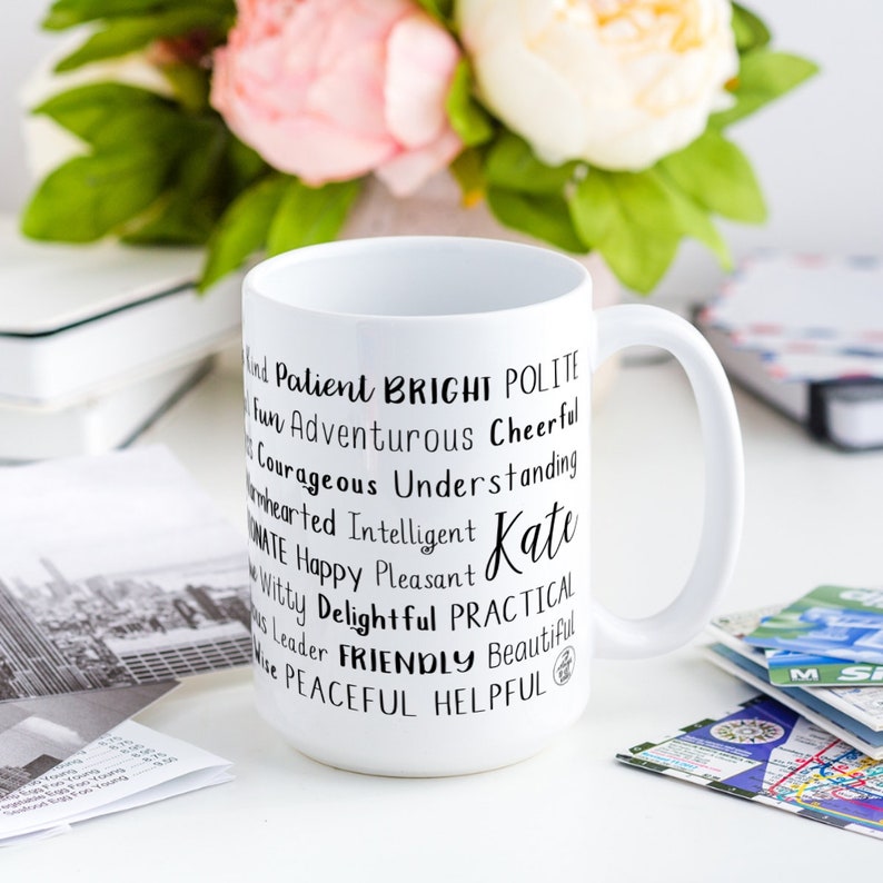Kate Coffee Mug Ceramic Personalized Unique Kate Gift Etsy