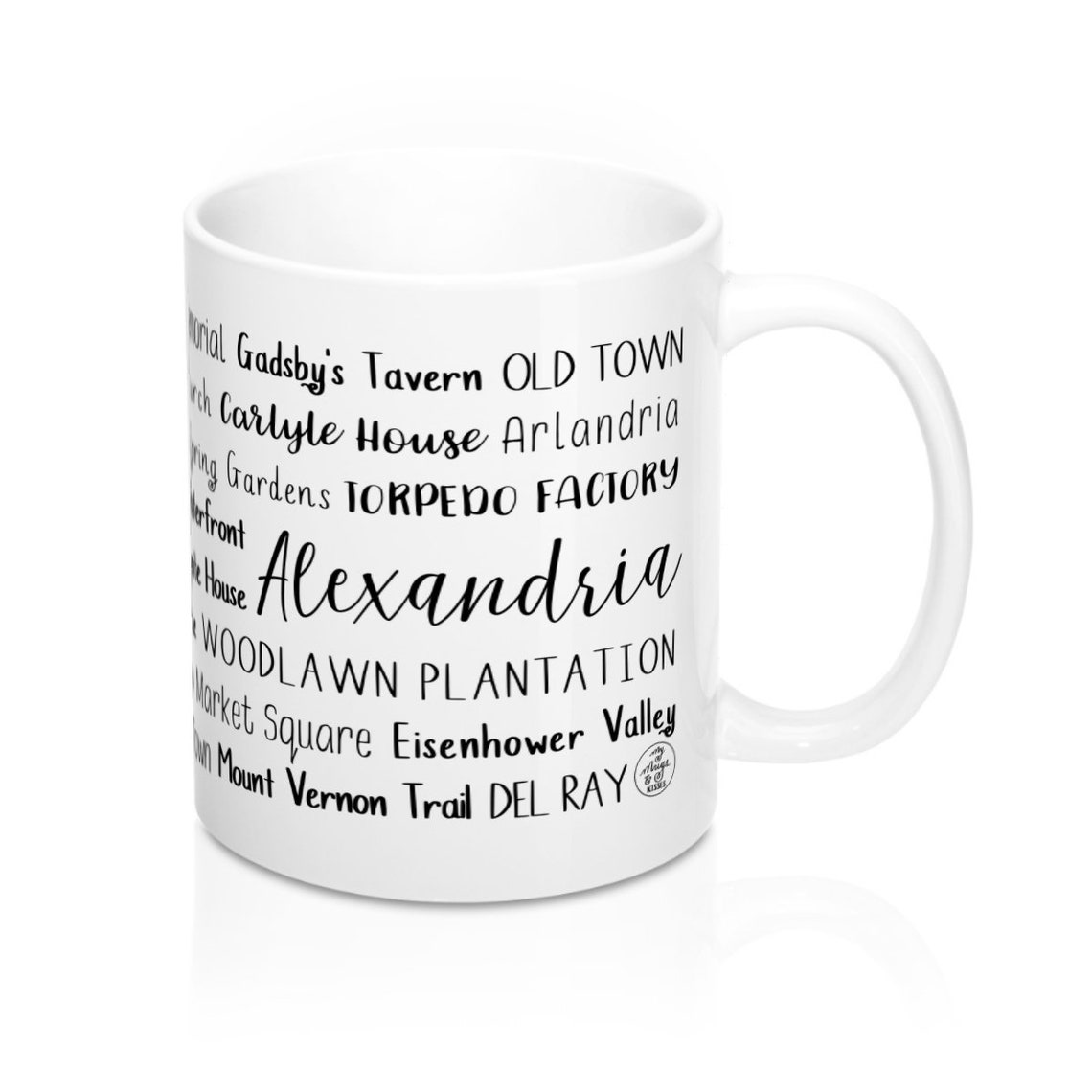 Alexandria VA Mug Coffee Mug Custom Mug Custom Coffee Etsy