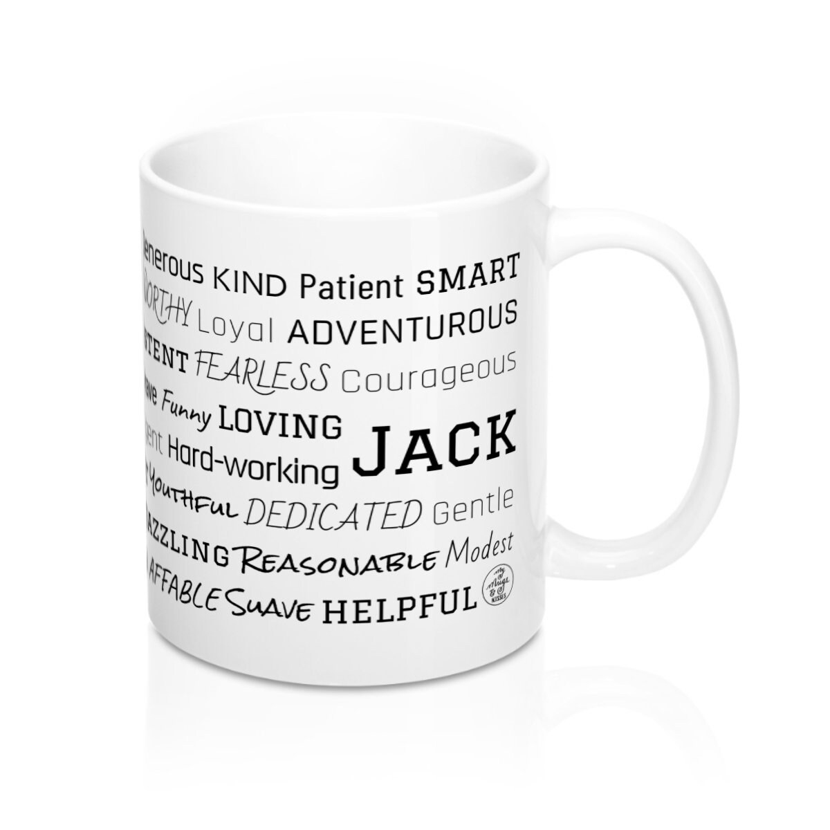 Jack Coffee Mug Ceramic Personalized Unique Jack Gift Etsy