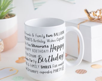 Birthday Mug | Birthday Gift | Coffee Mug | Custom Mug | Custom Coffee Mug | Personalized Mug | Personalized Gift | Custom Gift |