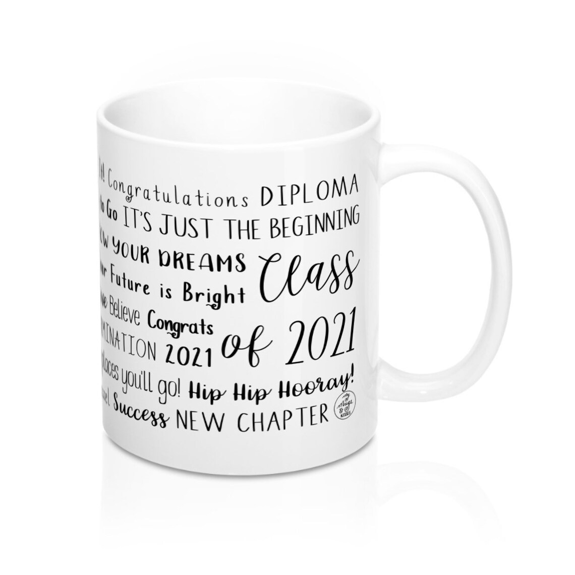 Graduation Coffee Mug Ceramic Personalized Unique Class of Etsy