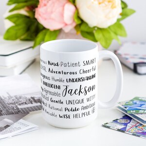 Jackson Coffee Mug Ceramic | Personalized Unique Jackson Gift | Custom Names gift | Custom Name Gift | Custom Family Gift