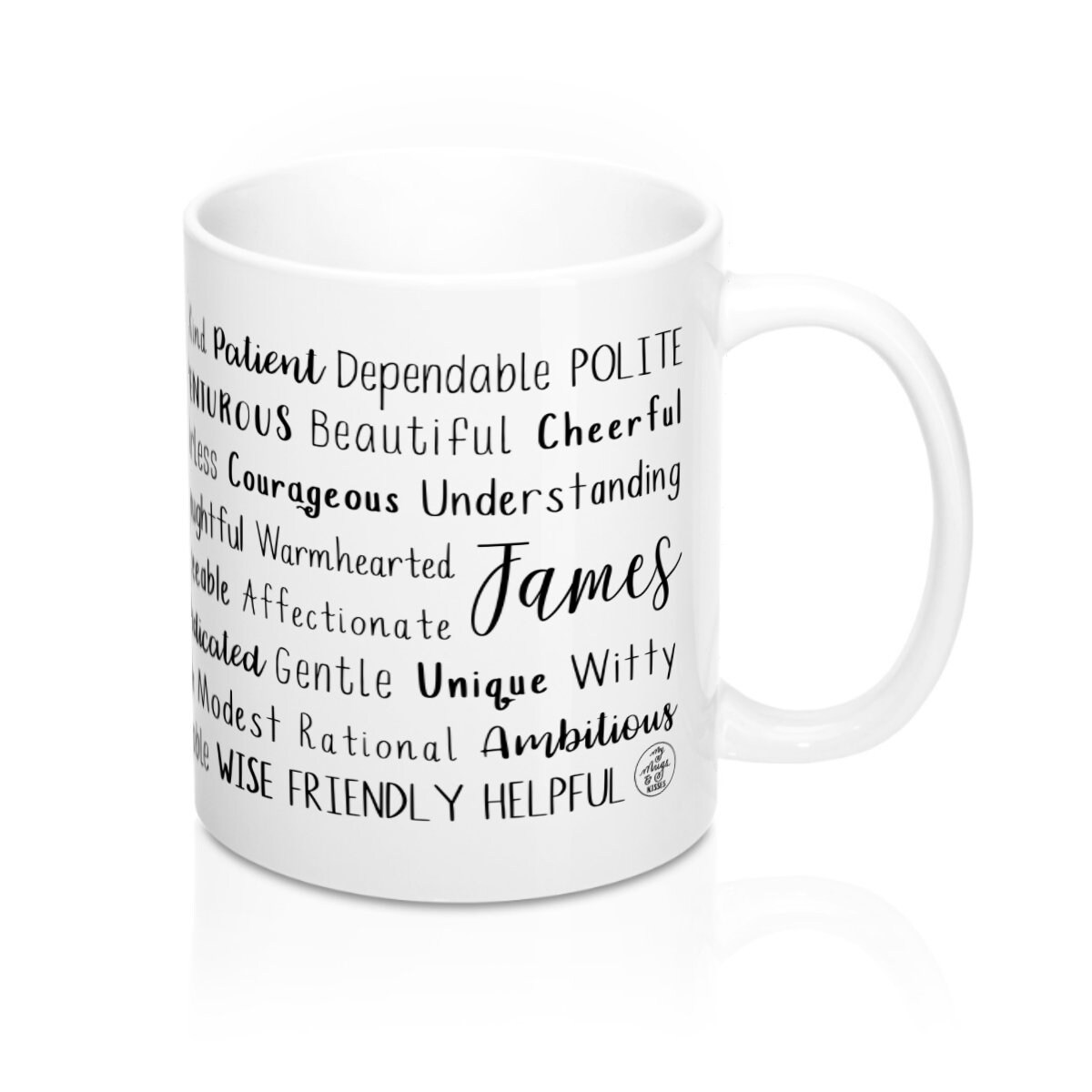 James Coffee Mug Ceramic Personalized Unique James Gift Etsy