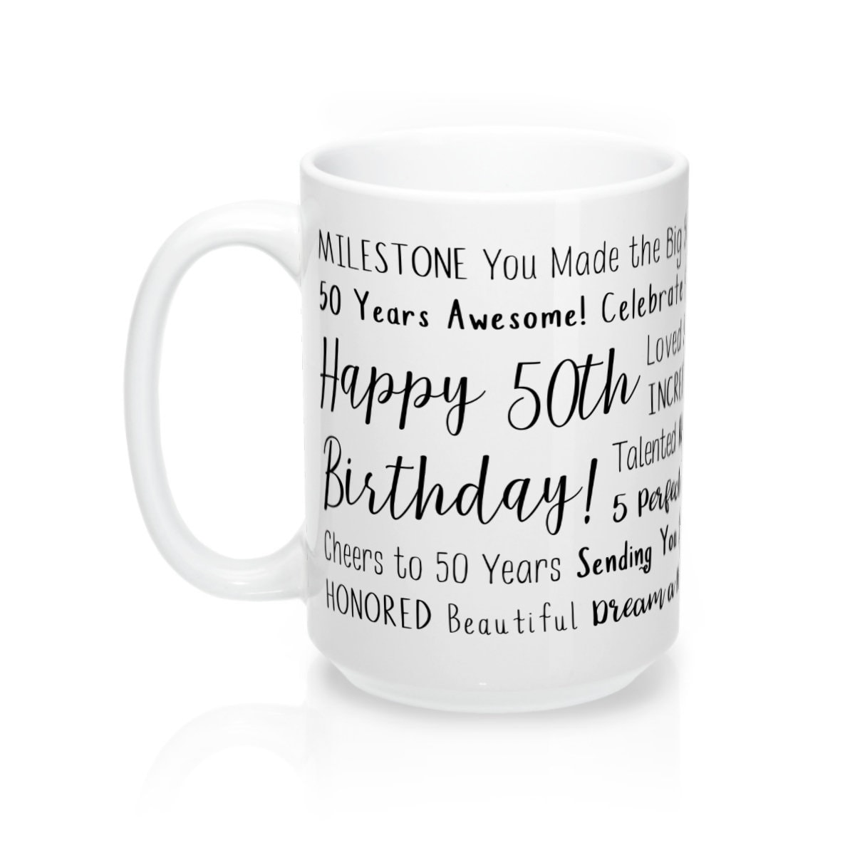 50th Birthday Mug 50th Birthday Coffee Mug Custom Mug - Etsy
