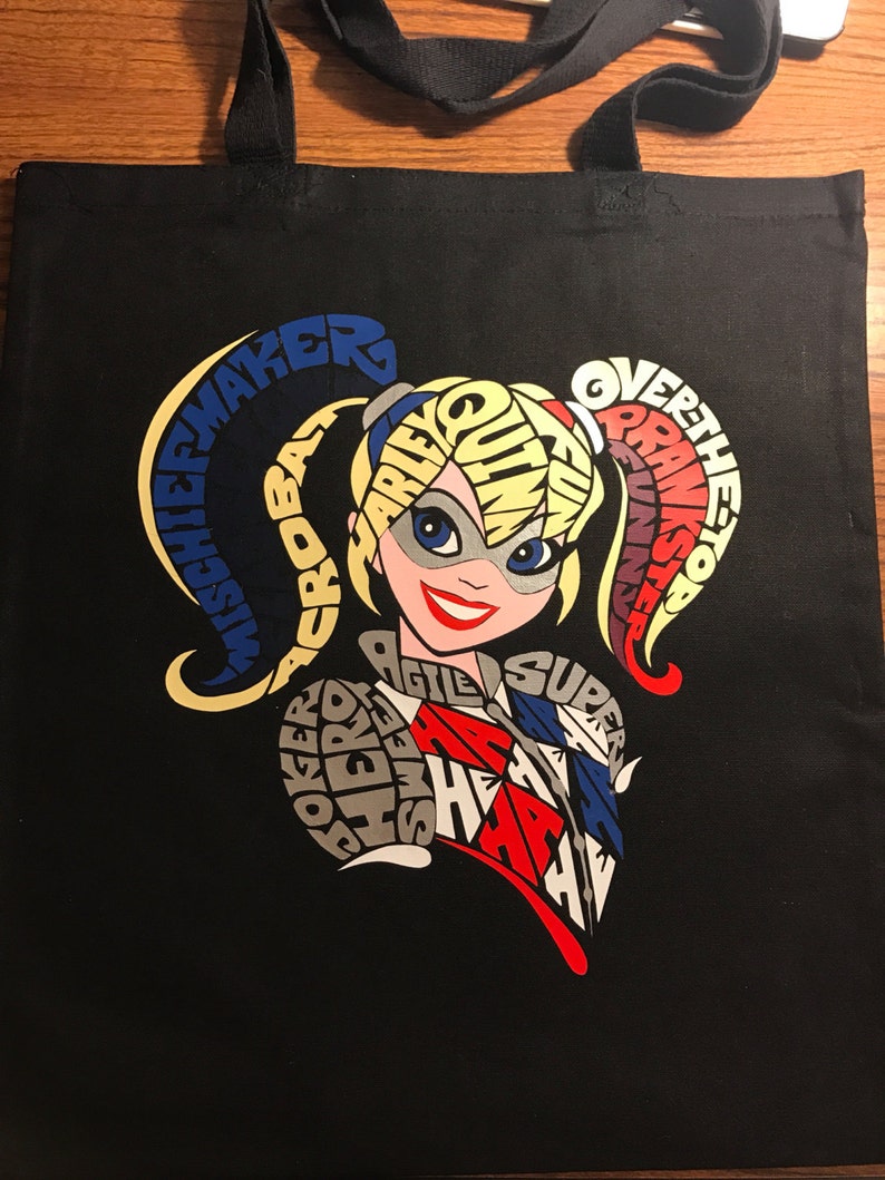 Harley Quinn Tote Bag Etsy