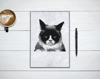 Grumpy Angry Cat - Why So Serious? Why so Furry-Ous? - Funny Journal and Notebook, Large and Small, Gifts For Cat Lovers