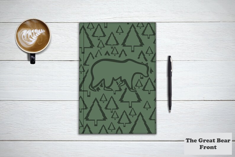 THE GREAT OUTDOORS Collection, Stationary Notebook. Travel Diary, Animal Journal and Nature Notebook. Nature Lover Gift. Adventure Awaits. image 1