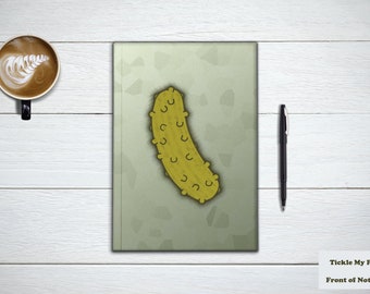 Tickle My Pickle Notebook And Journal. Funny Gift, Stationery Notebook, Naughty Gifts