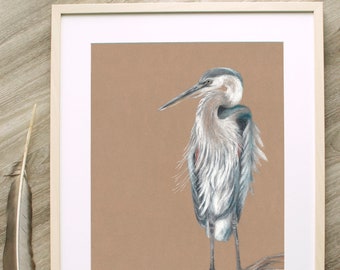 Great Blue Heron Art Print