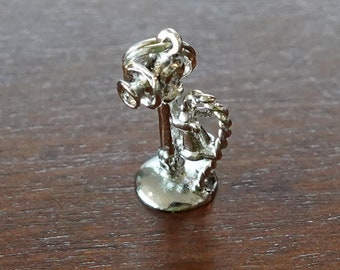 Vintage Sterling Silver Movable Candlestick Phone Charm