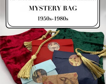 Vintage Rhinestone Jewellery - 1950s-1980s - Mystery Bag - 3 items - 4 options