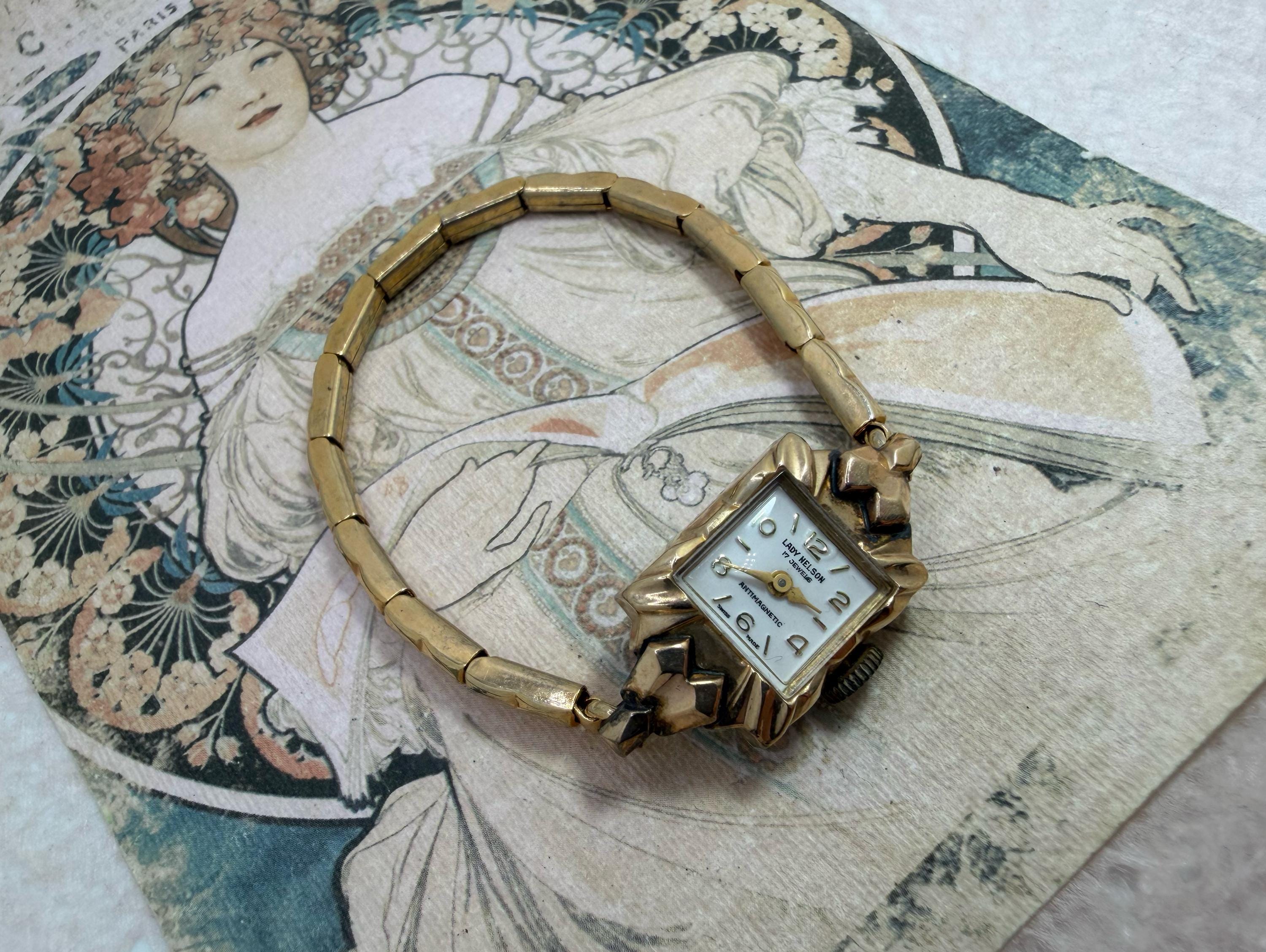 Old Swiss Gold Watch - Etsy Canada