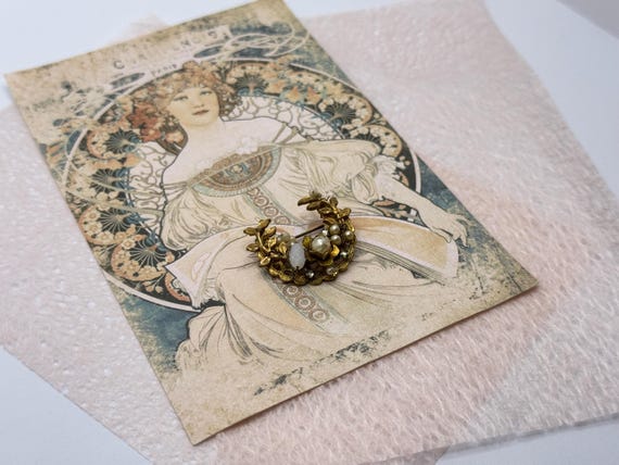 Vintage 1930s/40s unsigned Miriam Haskell Frank H… - image 8