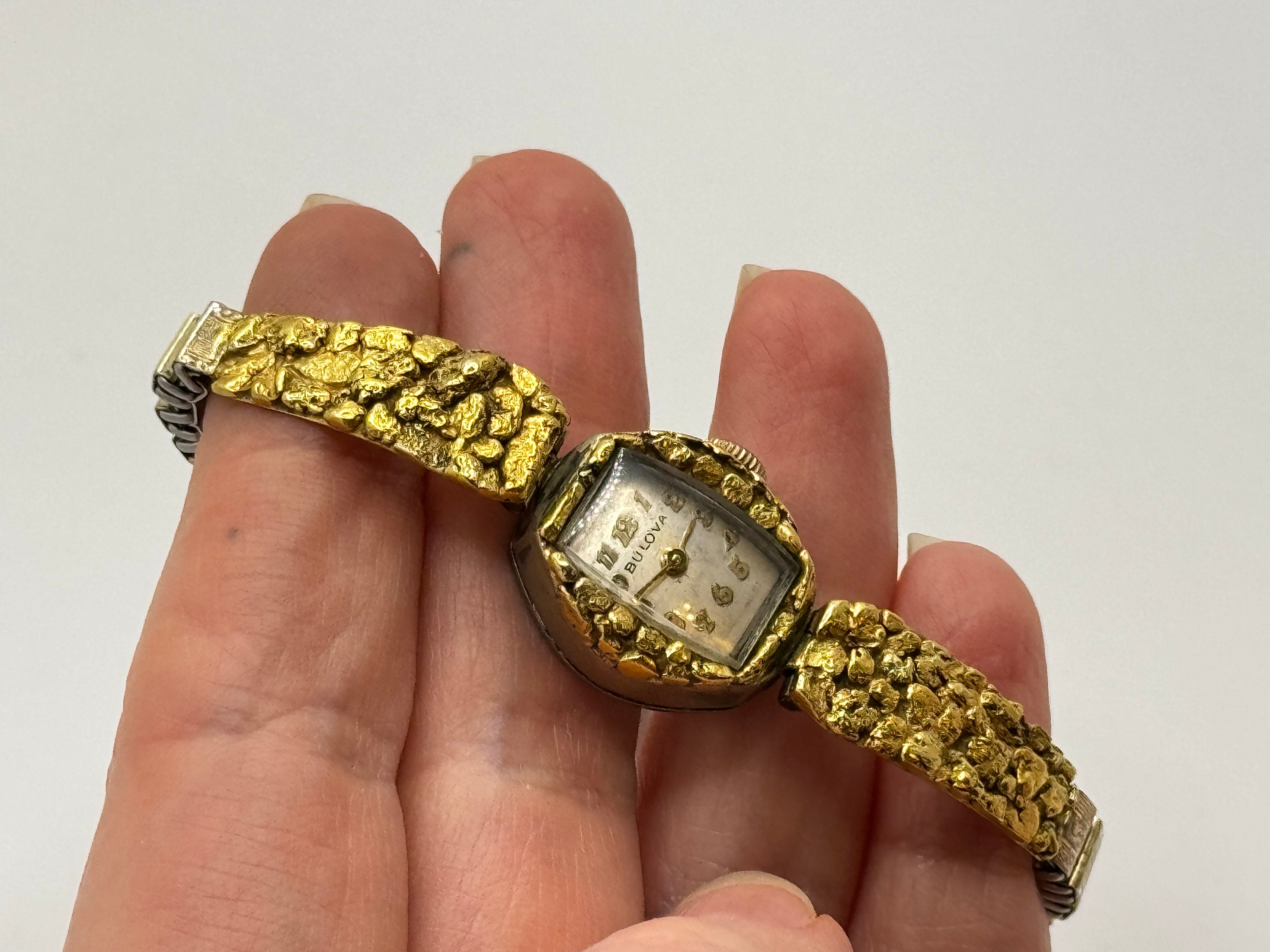 BULOVA WOMEN\'S  10 KARAT GOLD VINTAGE JEWELRY WATCH ‎ P98659 Vintage 1950s Bulova L9 10K Gold RGP 21 Jewel 5 Adj Women  main image 3
