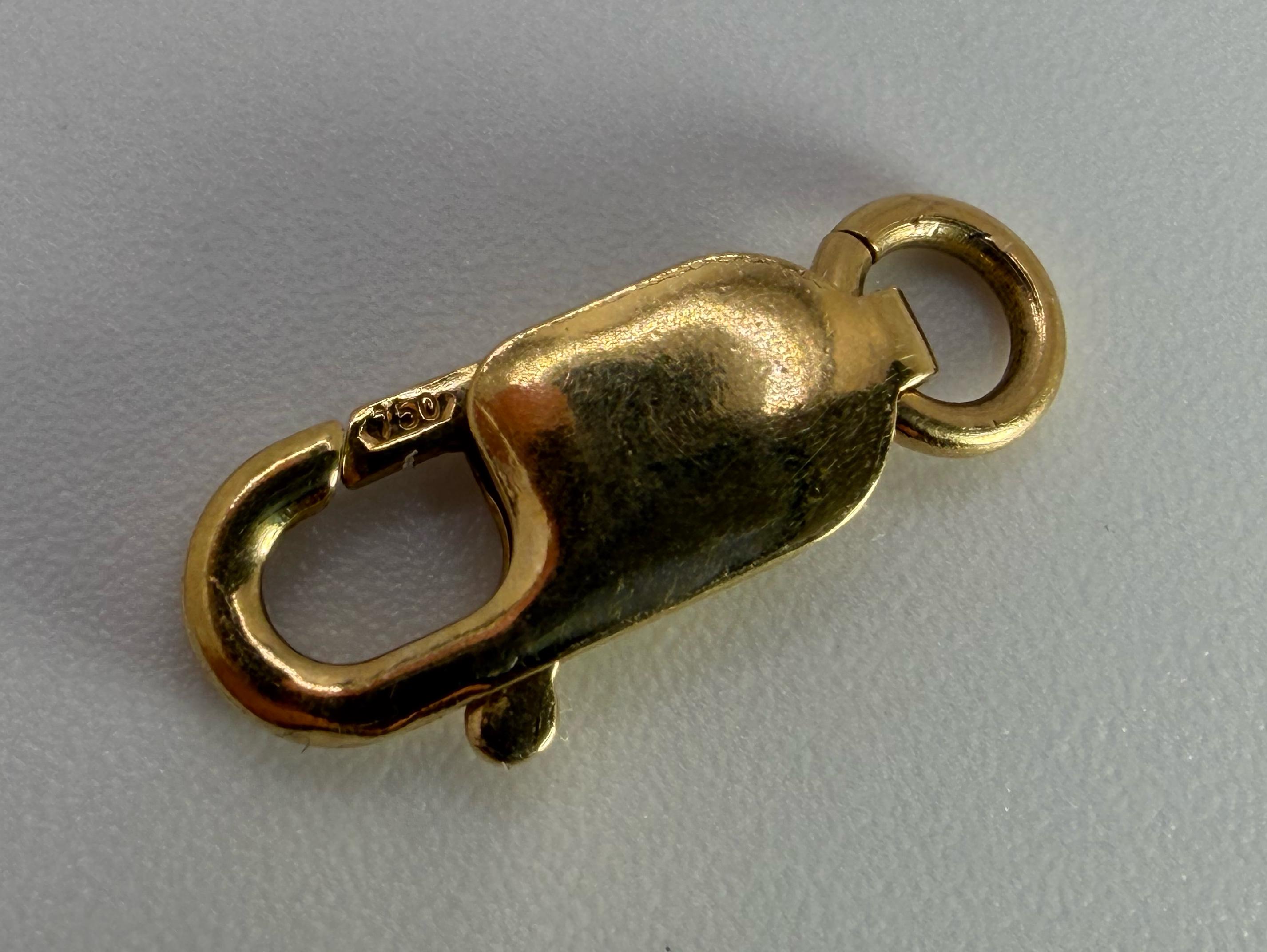 18K Gold Large Lobster Clasp With Jump Ring 6mm X 16mm - Etsy