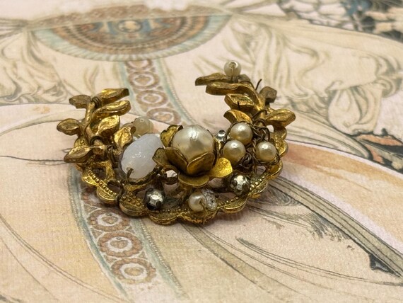 Vintage 1930s/40s unsigned Miriam Haskell Frank H… - image 4