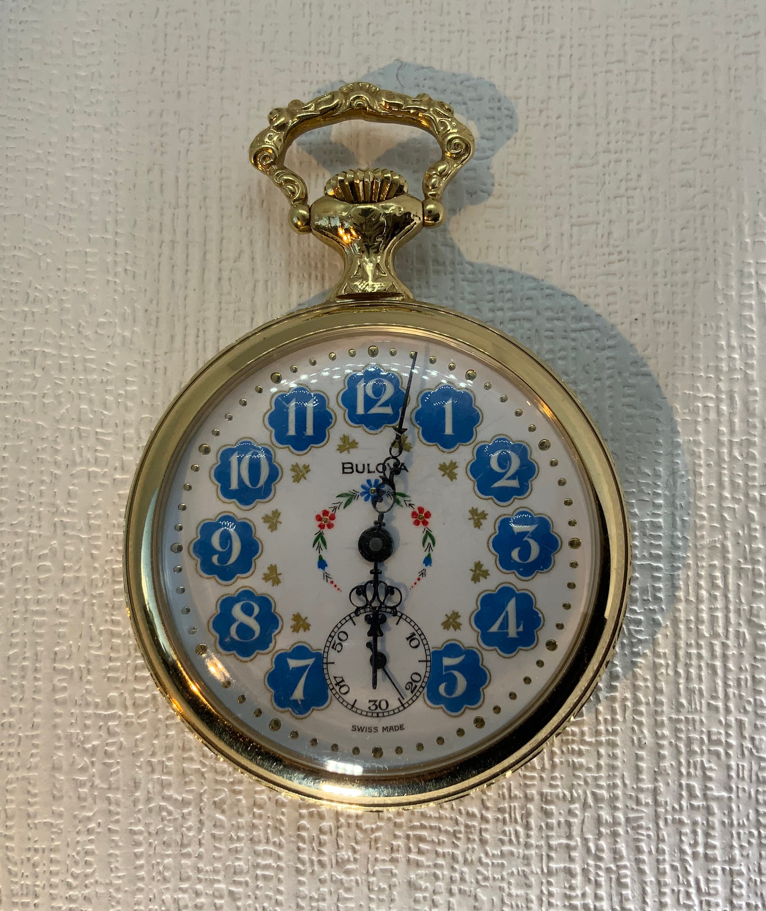 ビンテージ　懐中時計【美品】 希少/コレクター向けヴィンテージ BULOVA 1975/76 - ブローバ