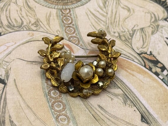 Vintage 1930s/40s unsigned Miriam Haskell Frank H… - image 6