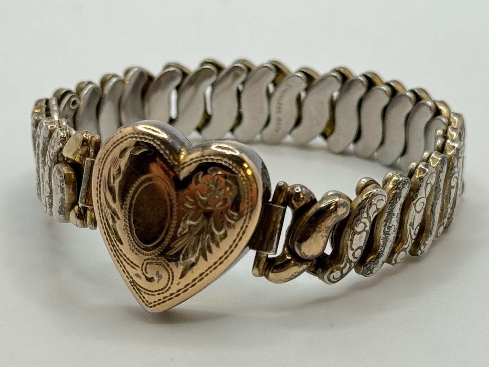 40s heart bracelet - Etsy 日本 ヴィンテージ スイートハート ID 