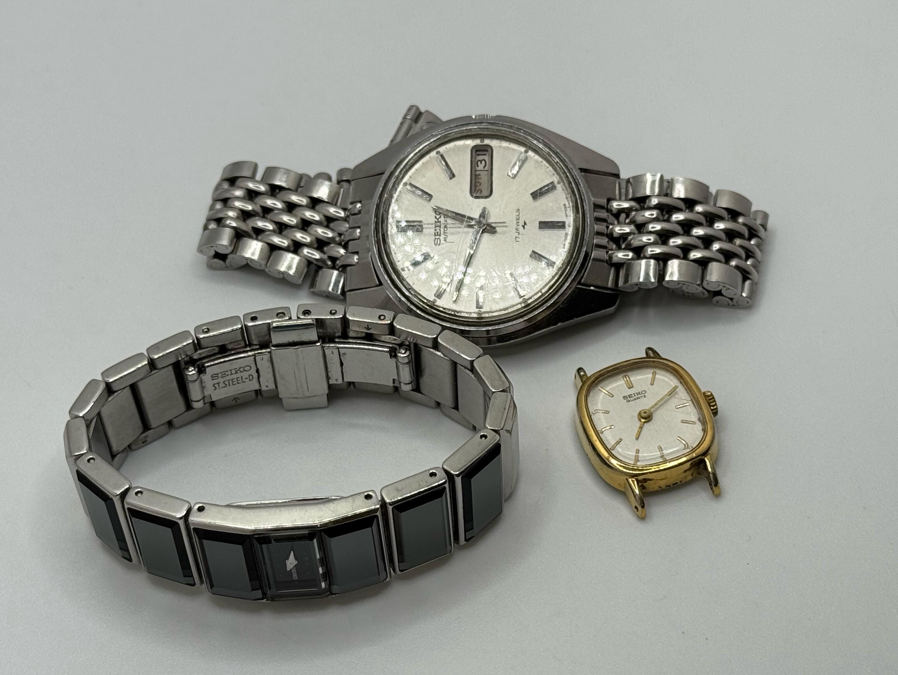 部品のみ - セイコー腕時計3本 - 動作不良 - Etsy 日本