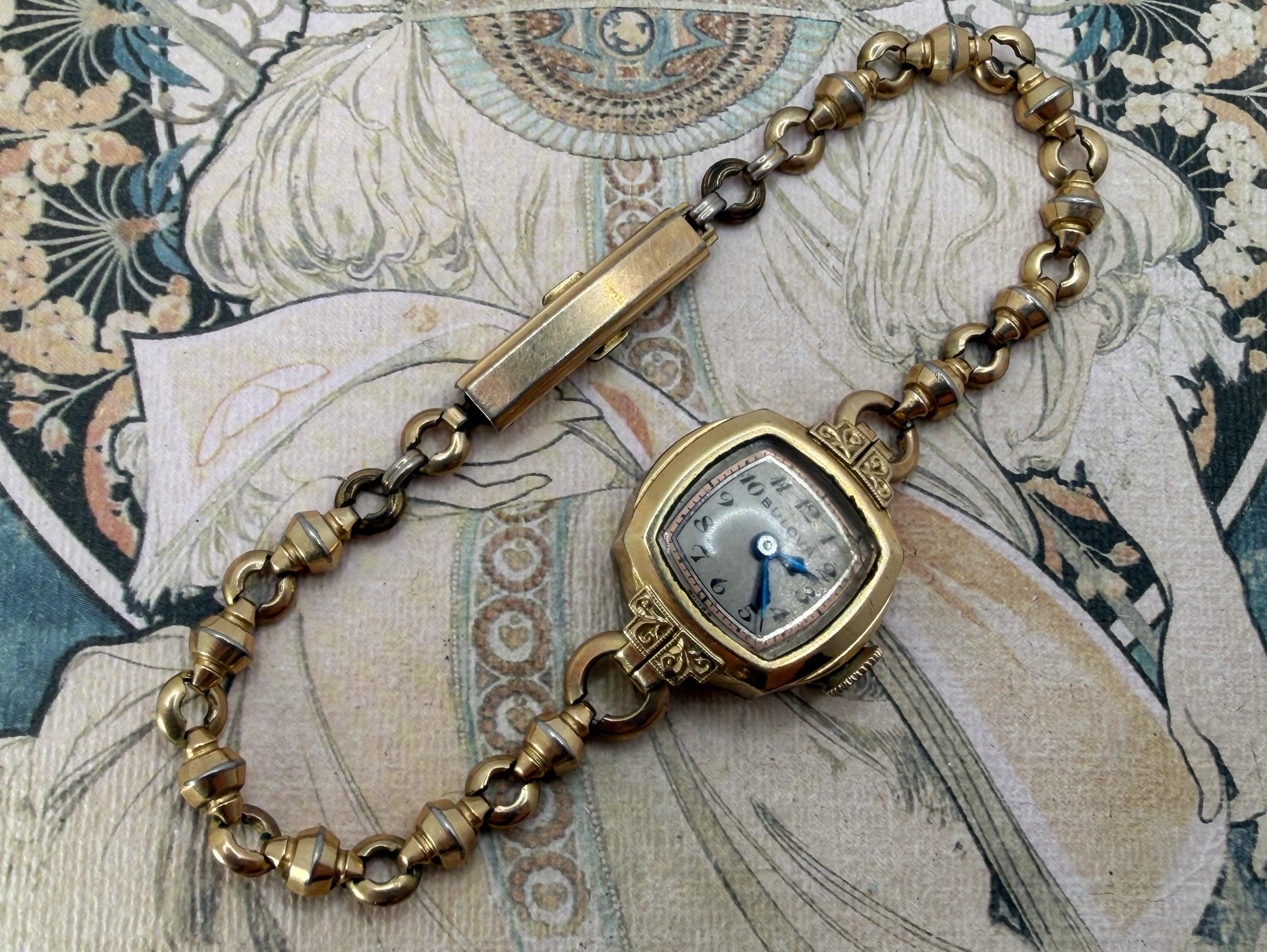 VTG woman’s Bulova 10k rolled gold  filled watch Parts Only Vintage Bulova 10k Rolled Gold Filled Ladies  main image 2