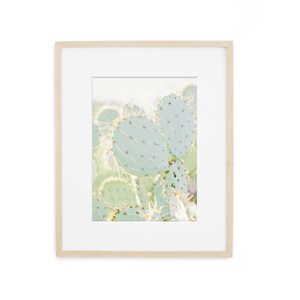 prickly pear cactus print, boho wall art, succulent wall art print, desert print, botanical print, arizona, nature photography wall art