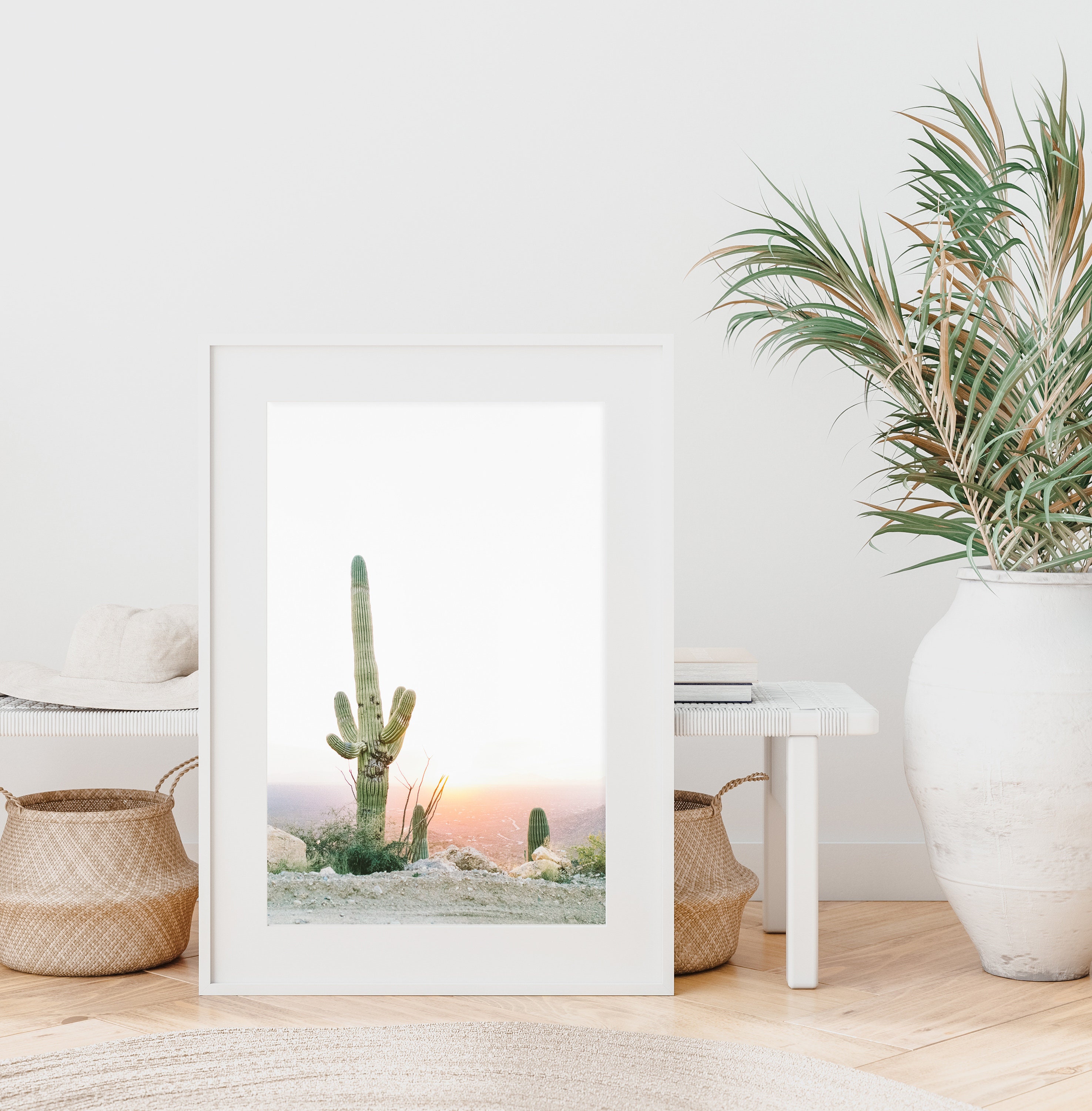 Cactus Print Saguaro Cactus Wall Art Botanical Wall Art - Etsy