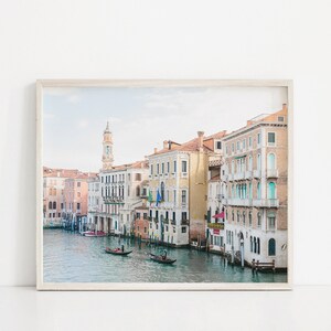 venice italy wall art, gondola wall art, venice canal print, italy wall art, europe travel photography print, large wall art, gondola print image 4
