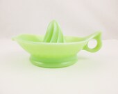 Jadeite Green Juice Squeezer - Light Jade Green Glass - McKee, Mosser or Fire-King - Aladdin Lamp Shape - Unique Jade-ite Collector Piece
