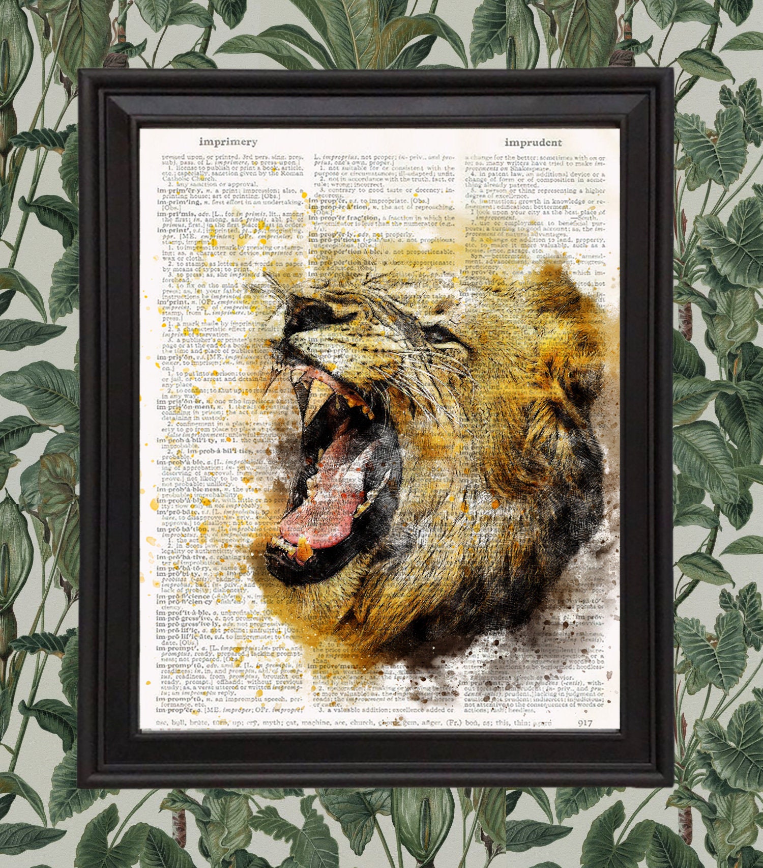 Lámina artística for Sale con la obra «ROAR significa que te amo