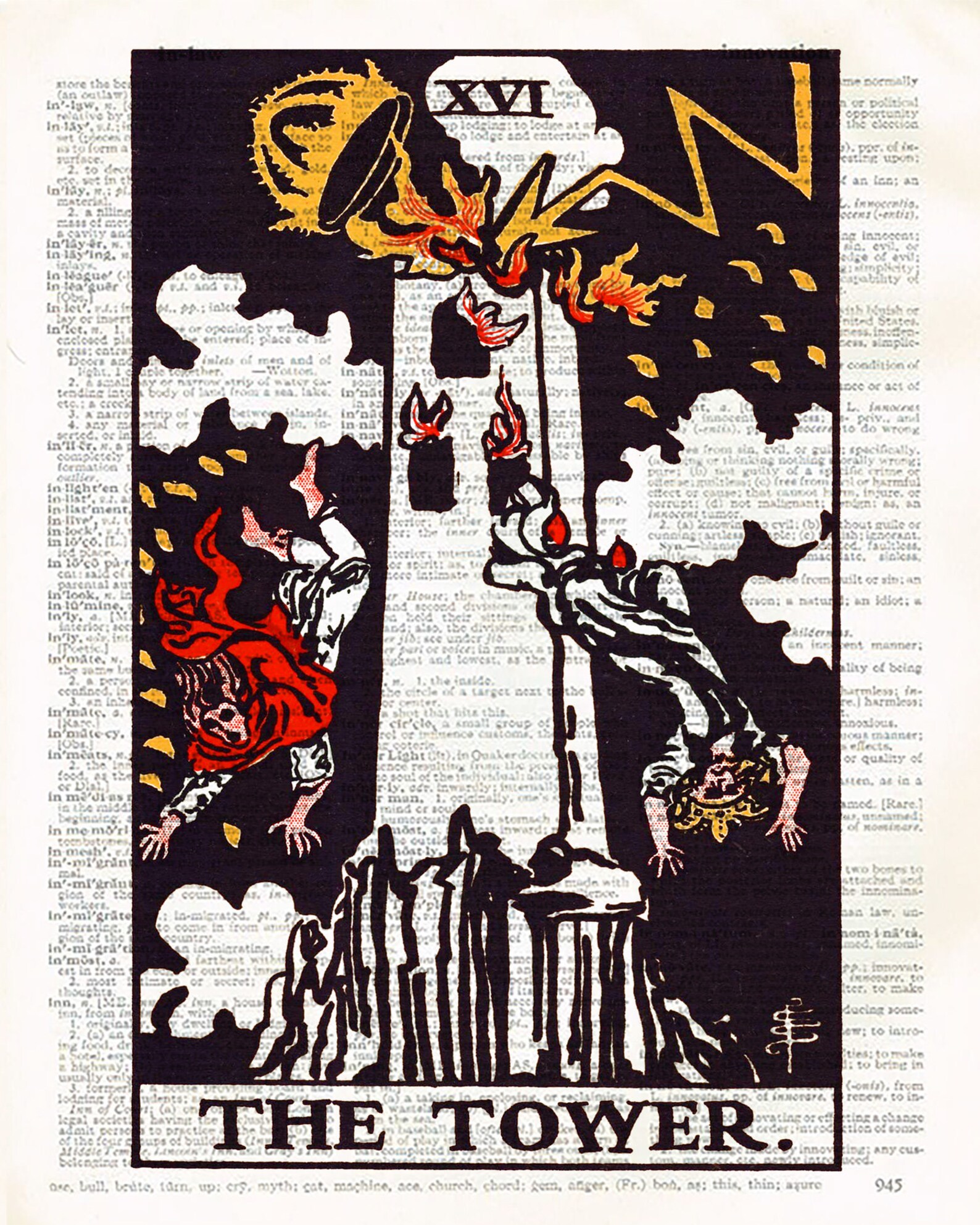 the tower tarot card the tower tarot card