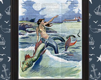 Mythical Sea Monster Etsy